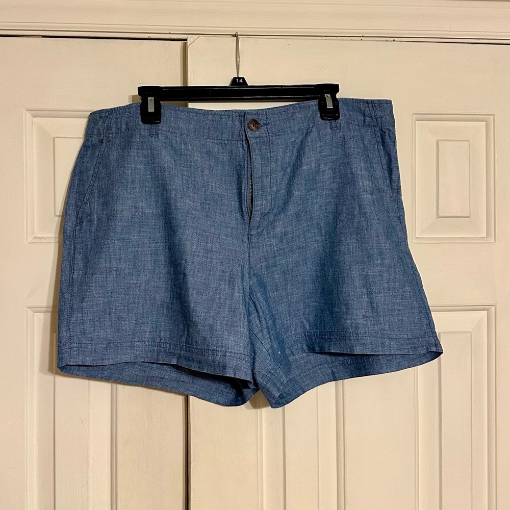 GAP Women’s Light Blue Flat Front Shorts